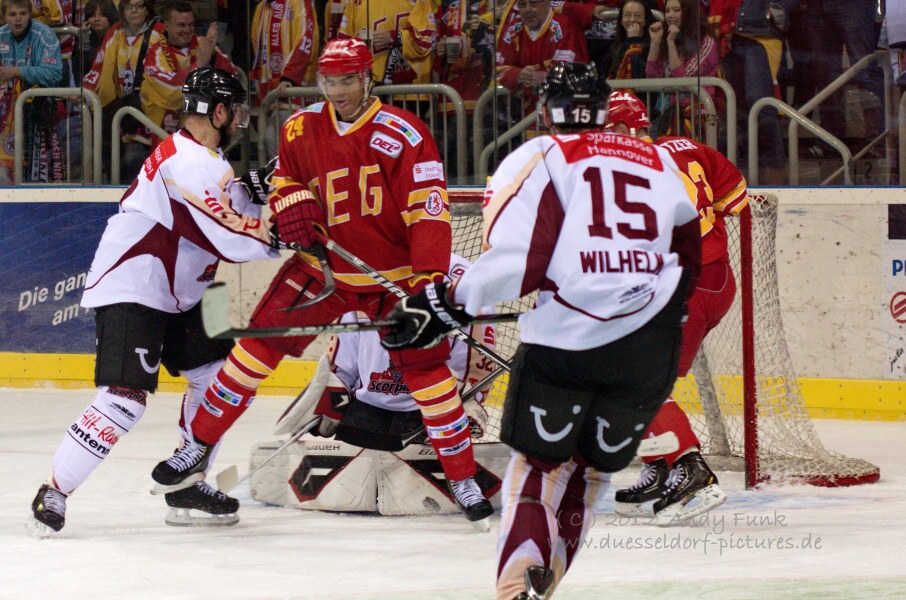 Eishockey DEL 12.10.12  DEG - Hannover 2 - 1  