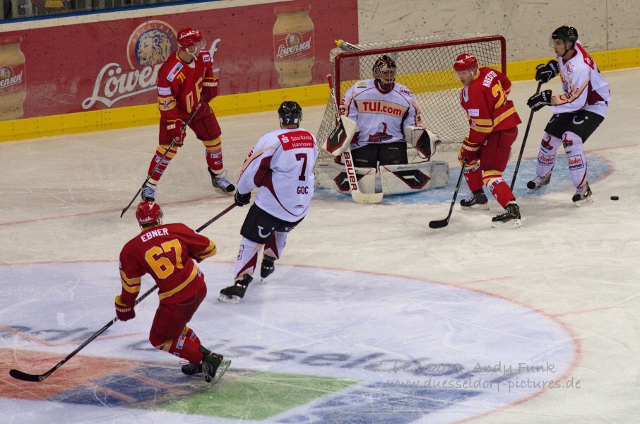 Eishockey DEL 12.10.12  DEG - Hannover 2 - 1  