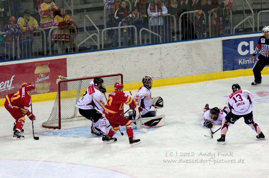 Eishockey DEL 12.10.12  DEG - Hannover 2 - 1  