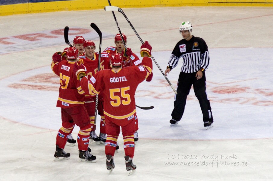 Eishockey DEL 12.10.12  DEG - Hannover 2 - 1  