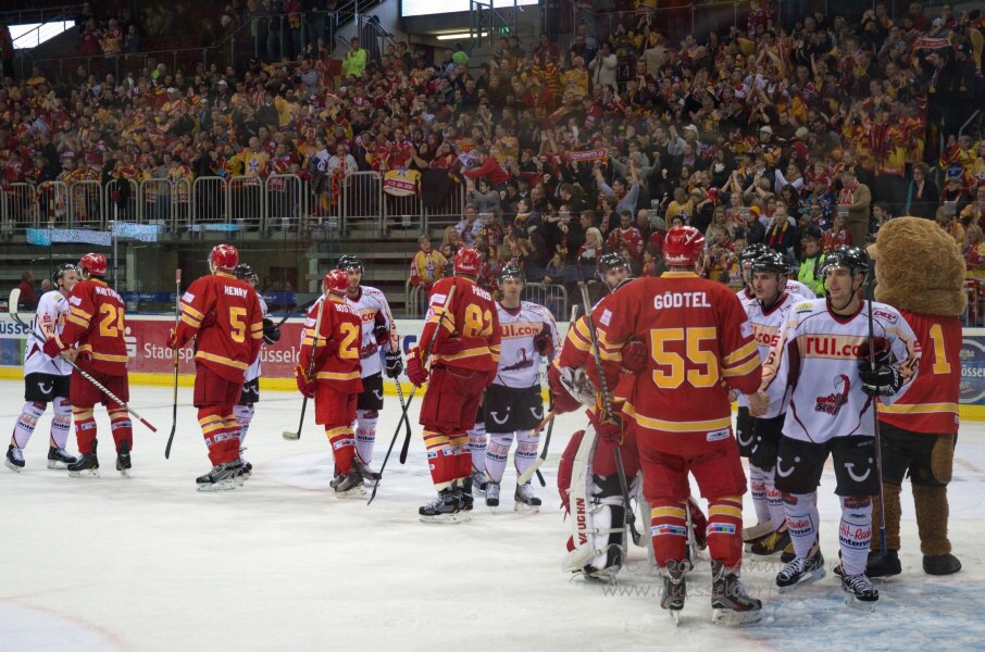 Eishockey DEL 12.10.12  DEG - Hannover 2 - 1  