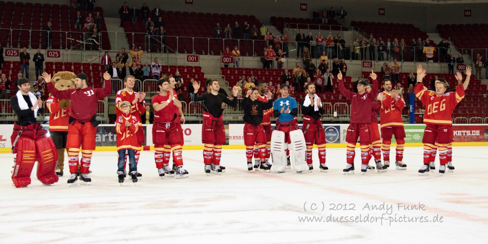 Eishockey DEL 12.10.12  DEG - Hannover 2 - 1  