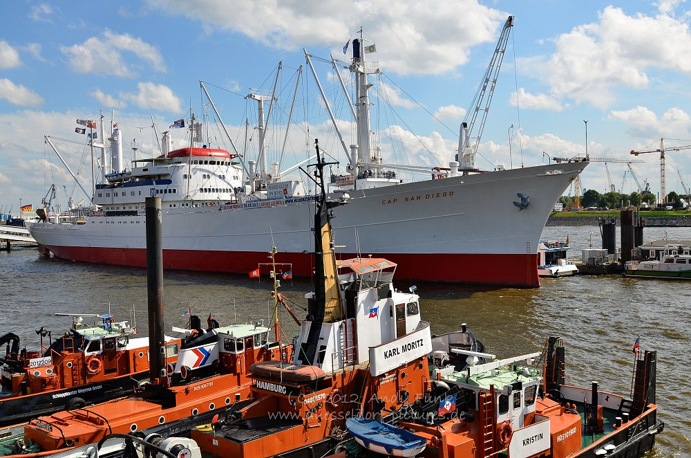 Hamburg, Museums Frachtschiff Cap San Diego