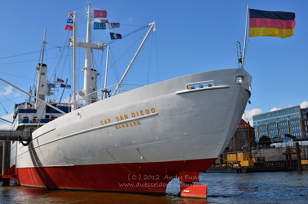 Hamburg, Museums Frachtschiff Cap San Diego