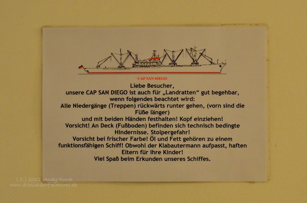 Hamburg, Museums Frachtschiff Cap San Diego