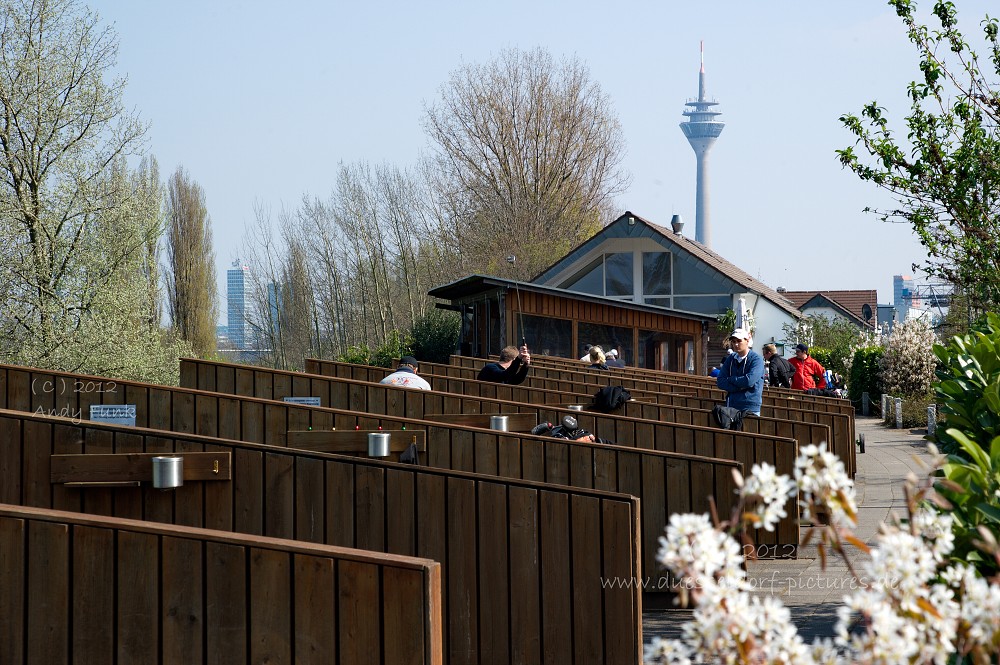 Düsseldorf GSV Golfplatz auf der Lausward ( am Rhein )