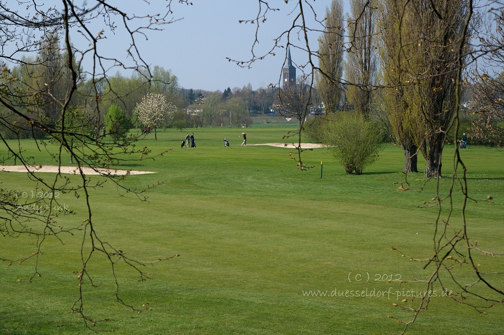 Düsseldorf GSV Golfplatz auf der Lausward ( am Rhein )