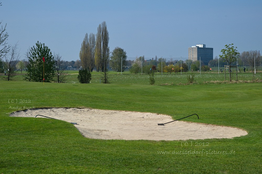 Düsseldorf GSV Golfplatz auf der Lausward ( am Rhein )