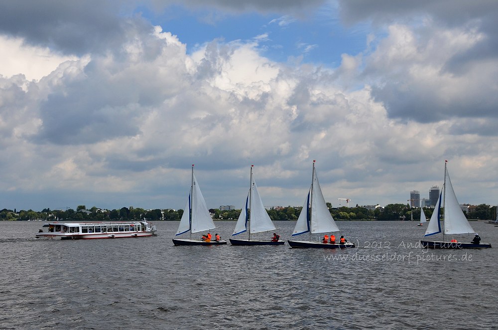 Hamburg, an der Alster 