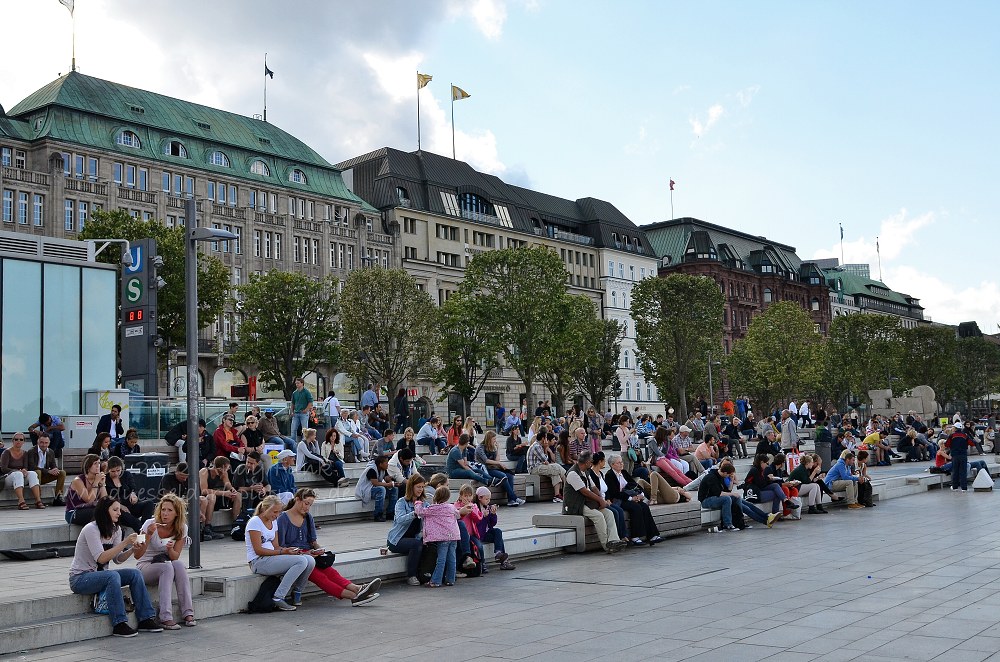 Hamburg, an der Alster 