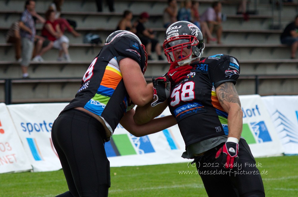 A.Football GFL Düsseldorf Panther - Kiel  44 - 43     30.6.12