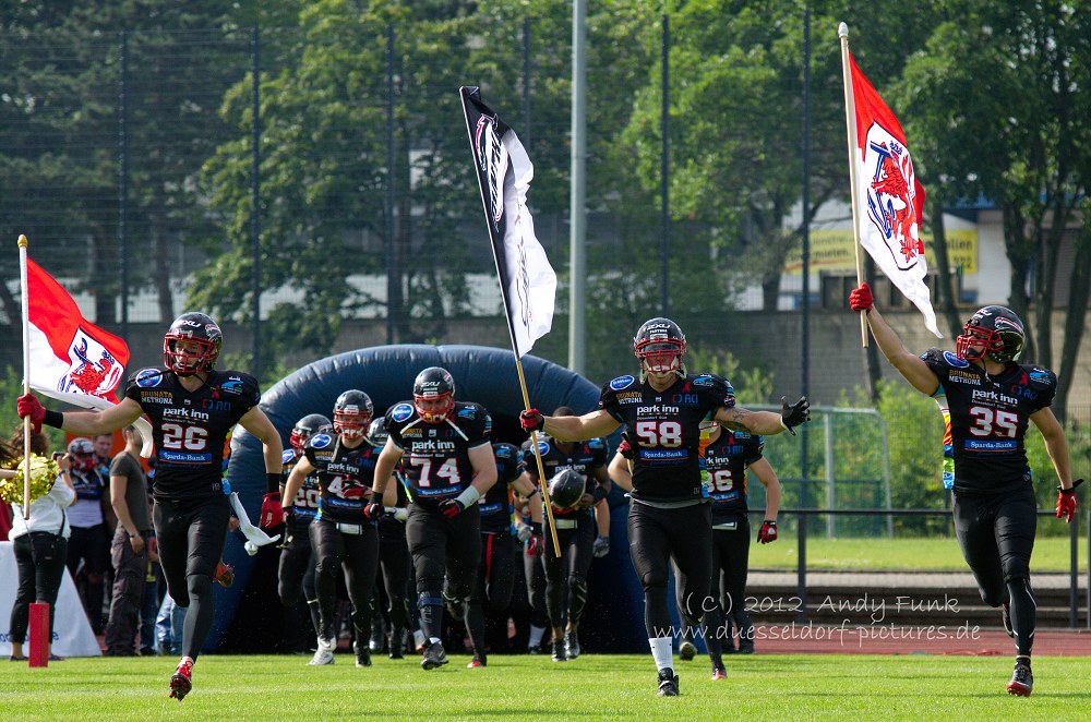 A.Football GFL Düsseldorf Panther - Kiel  44 - 43     30.6.12