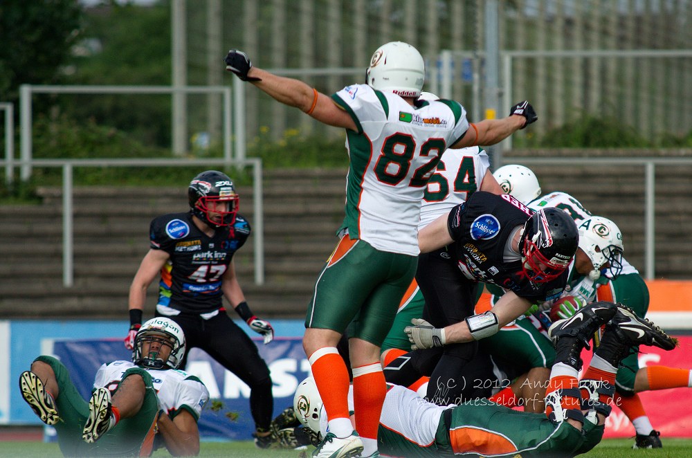 A.Football GFL Düsseldorf Panther - Kiel  44 - 43     30.6.12