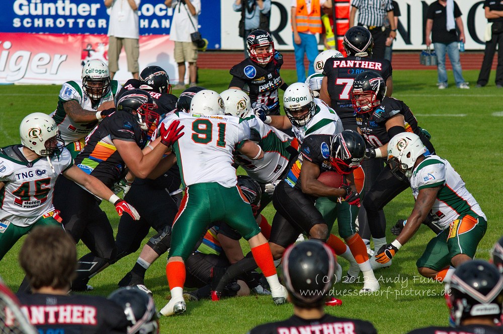 A.Football GFL Düsseldorf Panther - Kiel  44 - 43     30.6.12