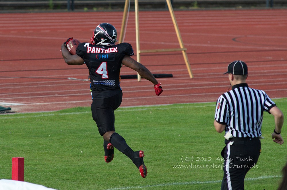 A.Football GFL Düsseldorf Panther - Kiel  44 - 43     30.6.12