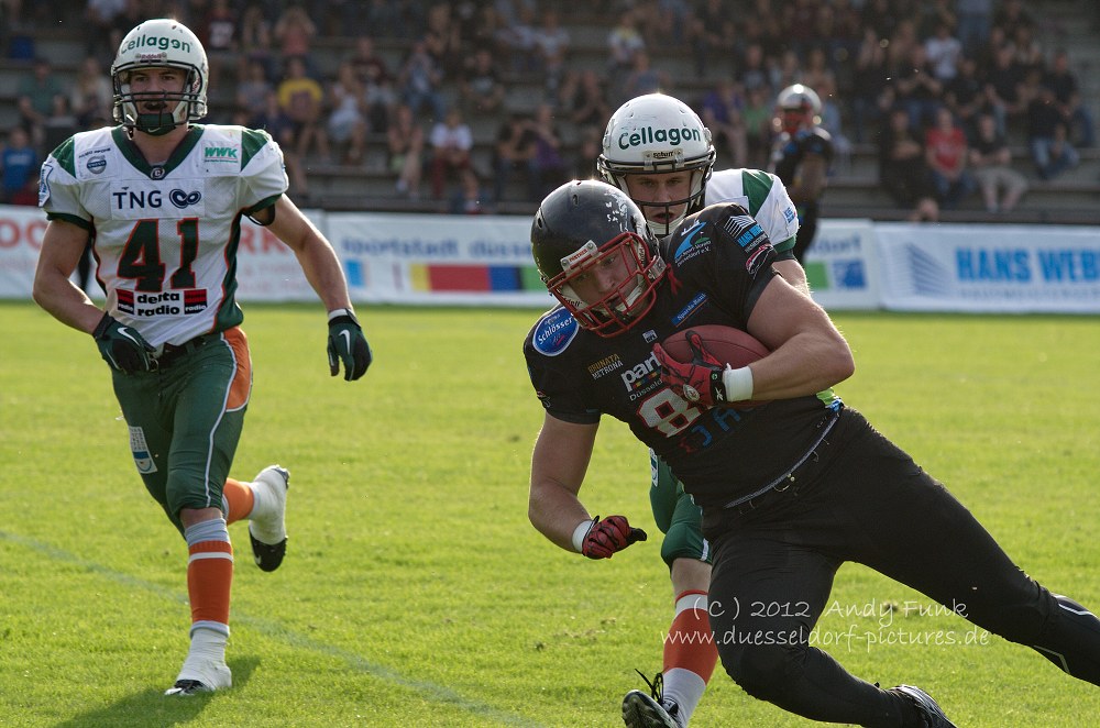 A.Football GFL Düsseldorf Panther - Kiel  44 - 43     30.6.12