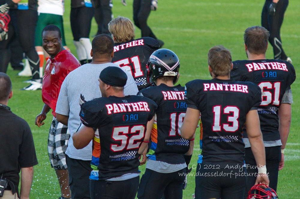 A.Football GFL Düsseldorf Panther - Kiel  44 - 43     30.6.12