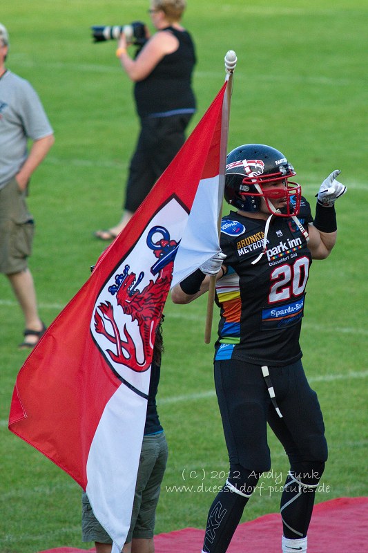 A.Football GFL Düsseldorf Panther - Kiel  44 - 43     30.6.12