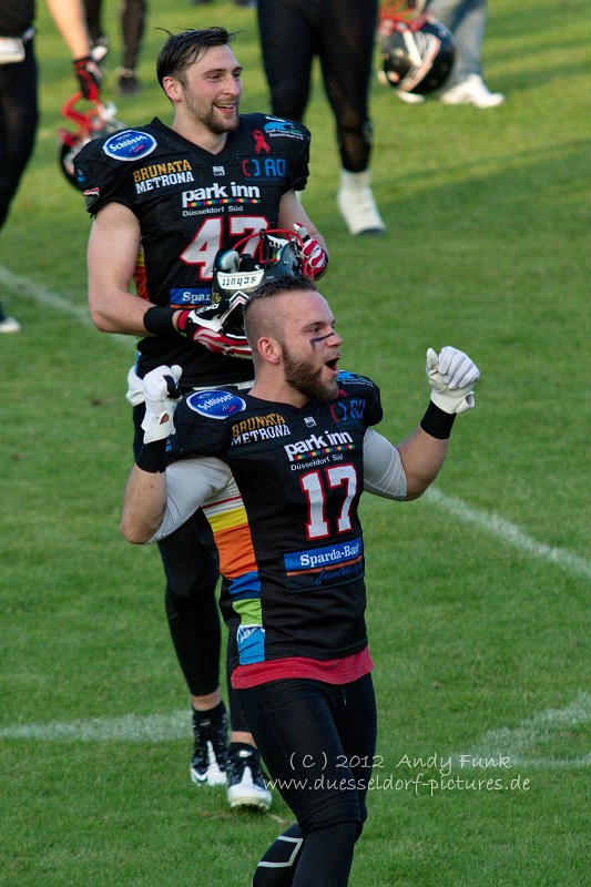 A.Football GFL Düsseldorf Panther - Kiel  44 - 43     30.6.12