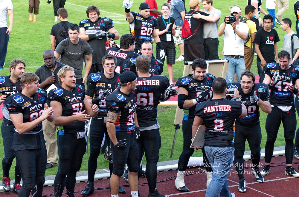A.Football GFL Düsseldorf Panther - Kiel  44 - 43     30.6.12