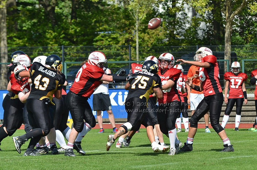 Düsseldorf Blades - Hamburg Amazons 19 - 0 17.08.2013