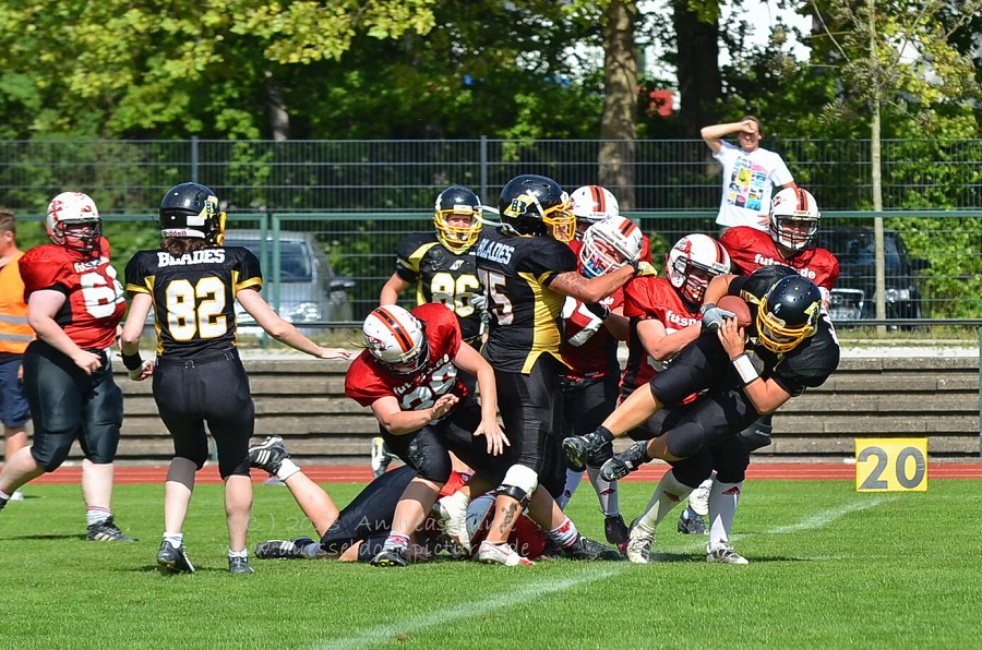 Düsseldorf Blades - Hamburg Amazons 19 - 0 17.08.2013