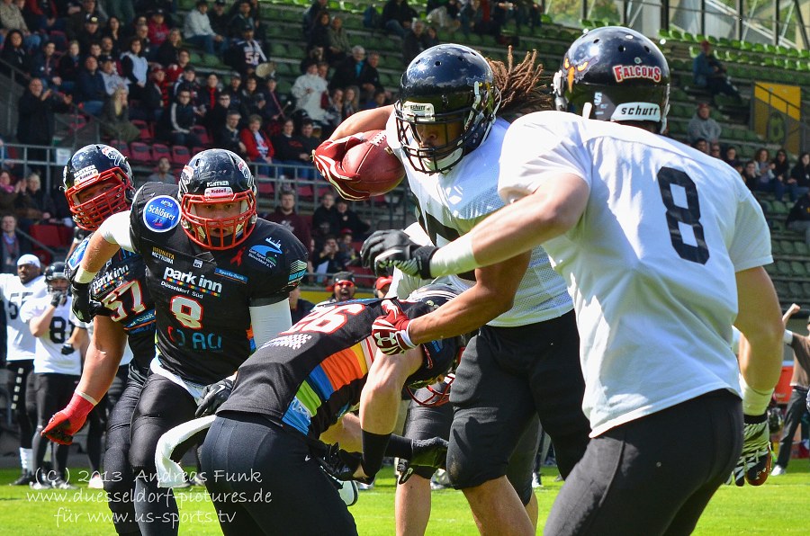 Cologne Falcons - Düsseldorf Panther 38 - 16 12.05.2013
