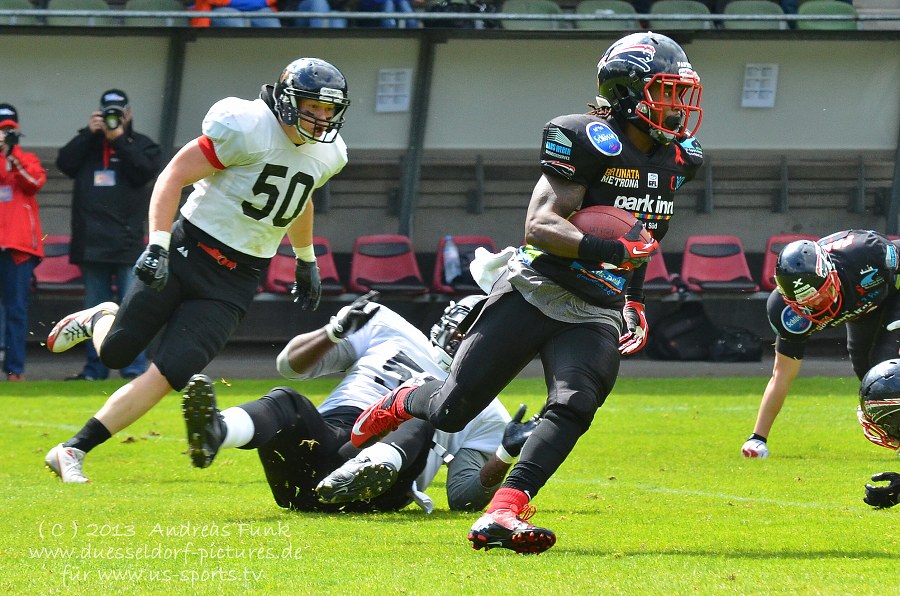 Cologne Falcons - Düsseldorf Panther 38 - 16 12.05.2013