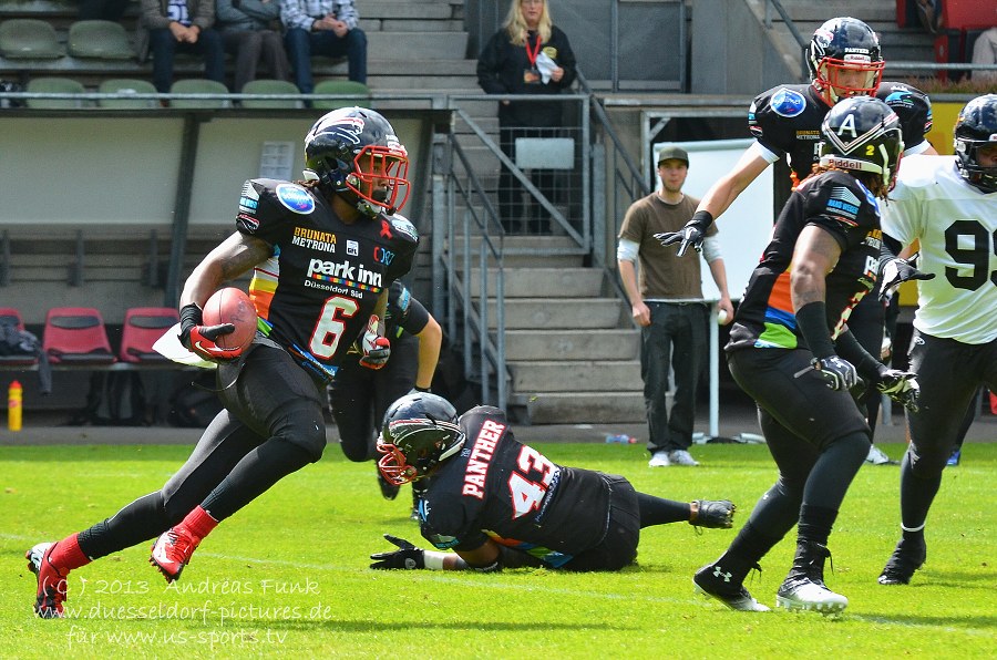 Cologne Falcons - Düsseldorf Panther 38 - 16 12.05.2013