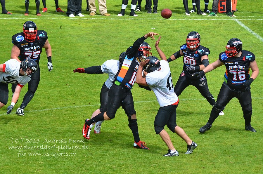 Cologne Falcons - Düsseldorf Panther 38 - 16 12.05.2013