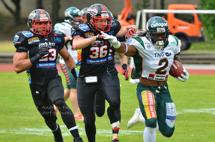 Düsseldorf Panther - Kiel Hurricanes 30.06.2013