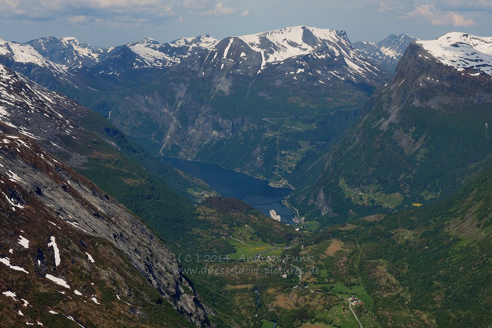 rund um den Berg Dalsnibba ( Norwegen )