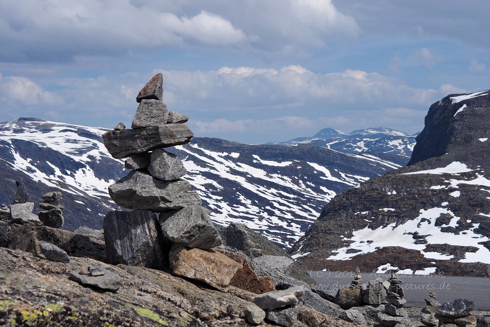 rund um den Berg Dalsnibba ( Norwegen )