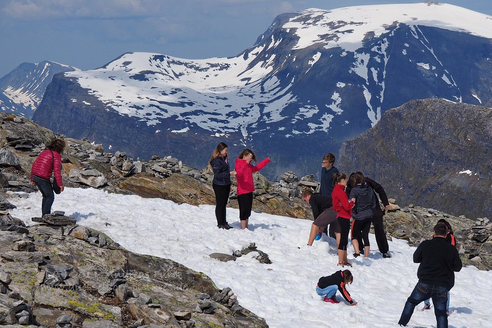 rund um den Berg Dalsnibba ( Norwegen )