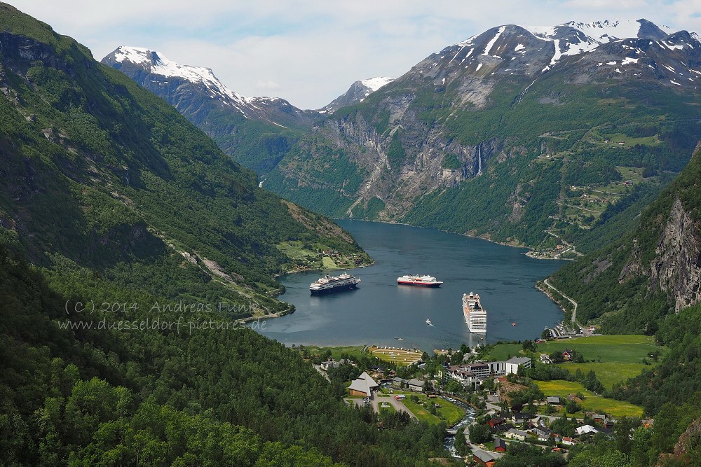 rund um den Berg Dalsnibba ( Norwegen )