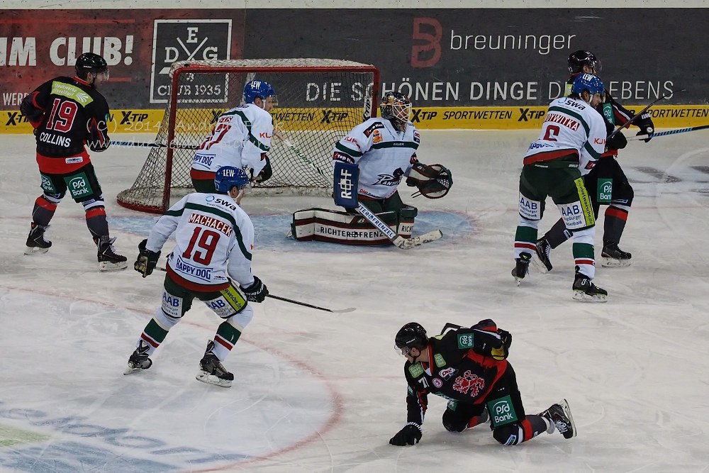 DEG - Augsburg Panther 5 - 4 N.P. 23.12.2014