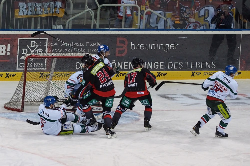DEG - Augsburg Panther 5 - 4 N.P. 23.12.2014