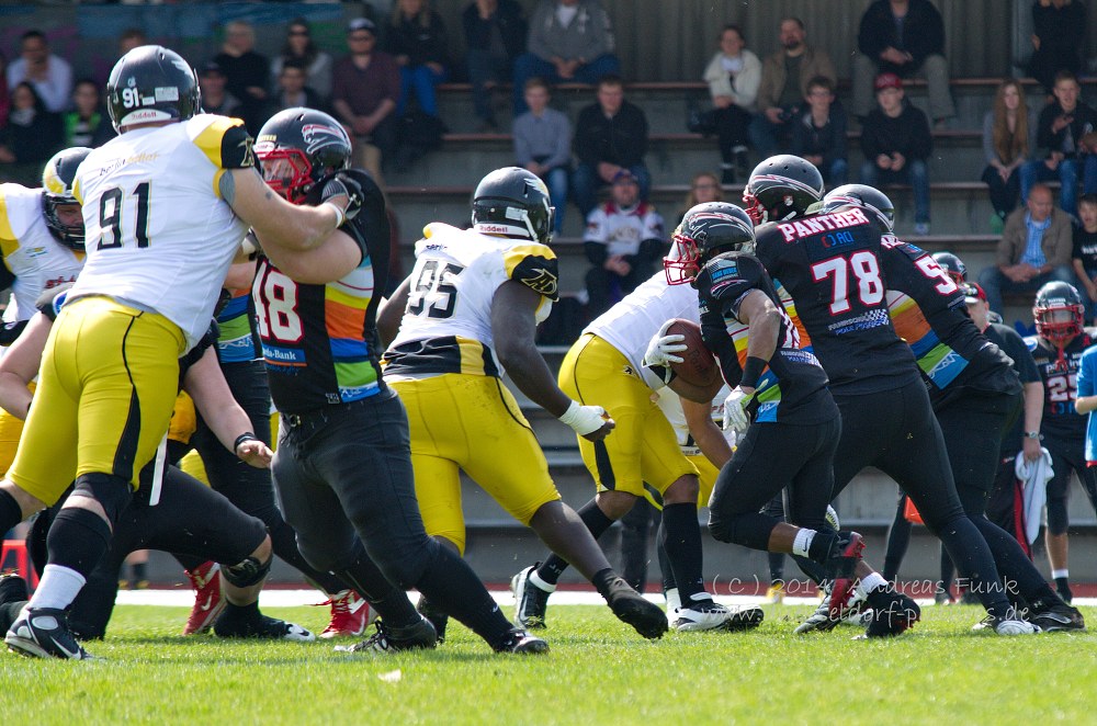 Düsseldorf Panther - Berlin Adler 04.05.14