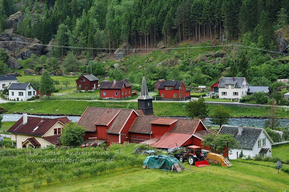 Fahrt mit der Flam Bahn nach Myrdal ( Norwegen )