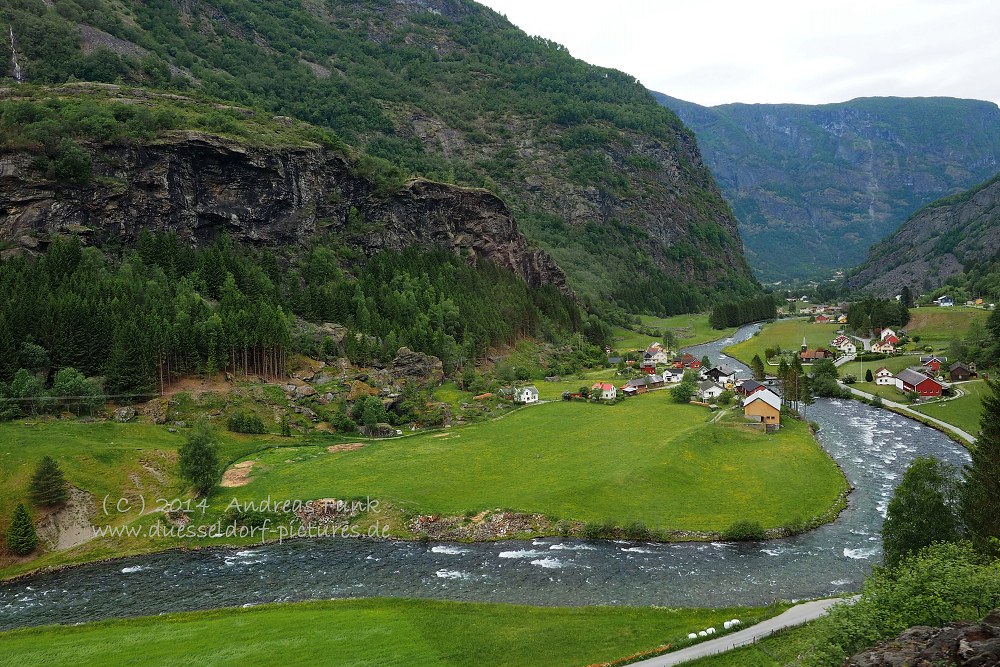 Fahrt mit der Flam Bahn nach Myrdal ( Norwegen )
