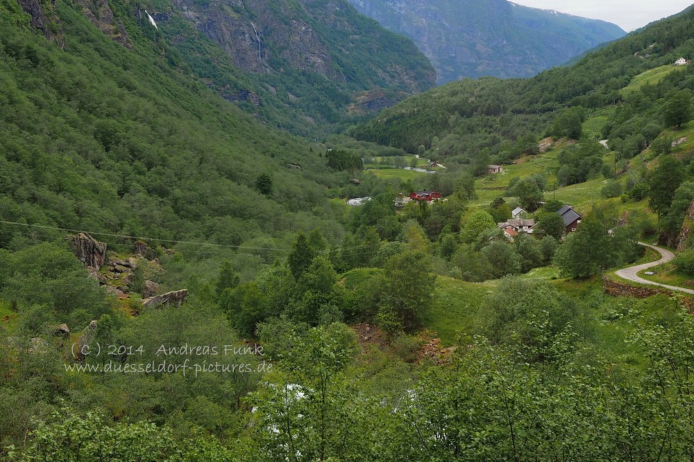 Fahrt mit der Flam Bahn nach Myrdal ( Norwegen )