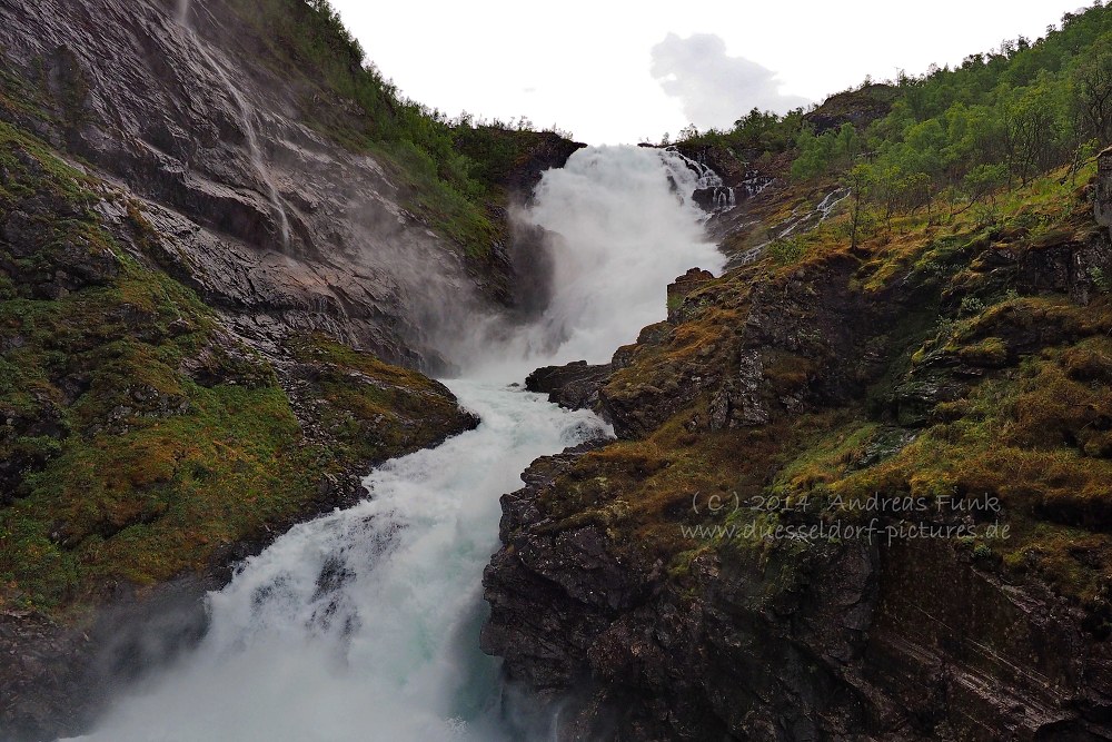 Fahrt mit der Flam Bahn nach Myrdal ( Norwegen )