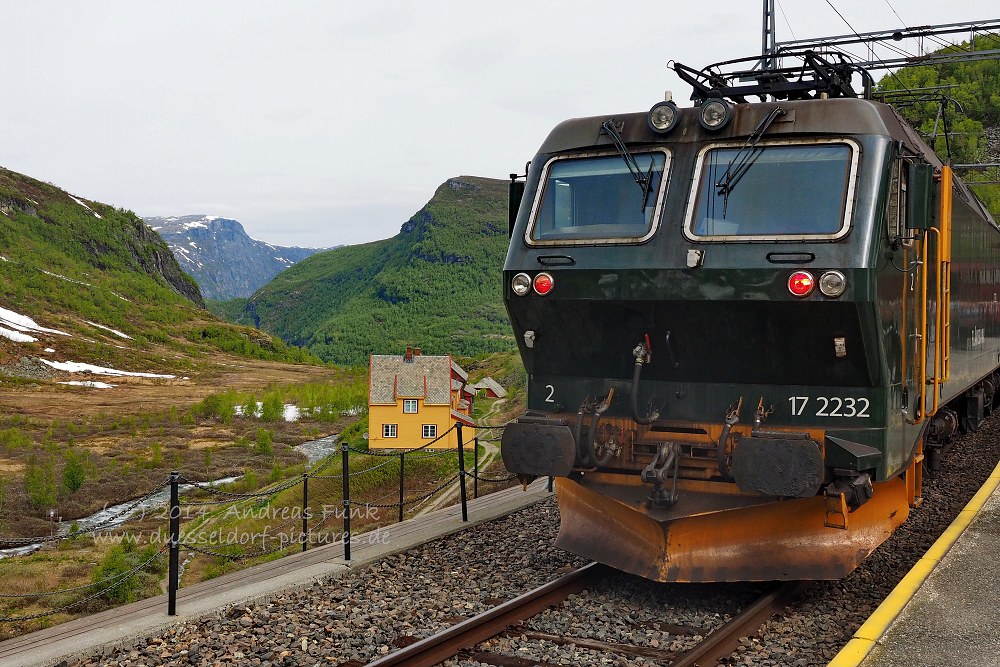 Fahrt mit der Flam Bahn nach Myrdal ( Norwegen )