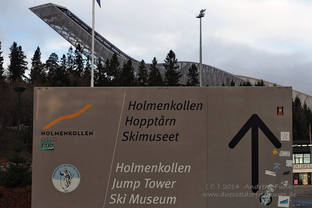 Norwegen Oslo Holmenkollen