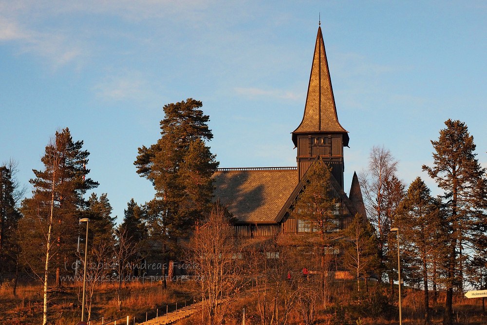 Norwegen Oslo Holmenkollen