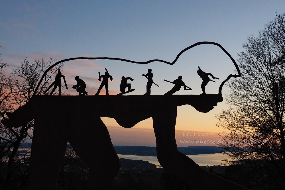Norwegen Oslo Holmenkollen