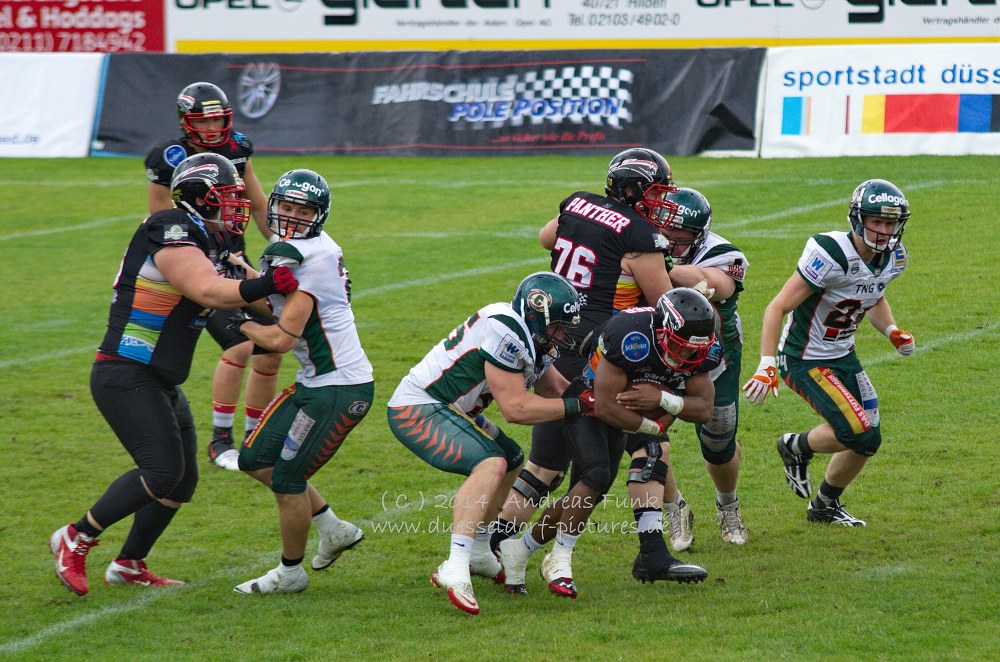 Düsseldorf Panther - Kiel Hurricanes 06.07.2014