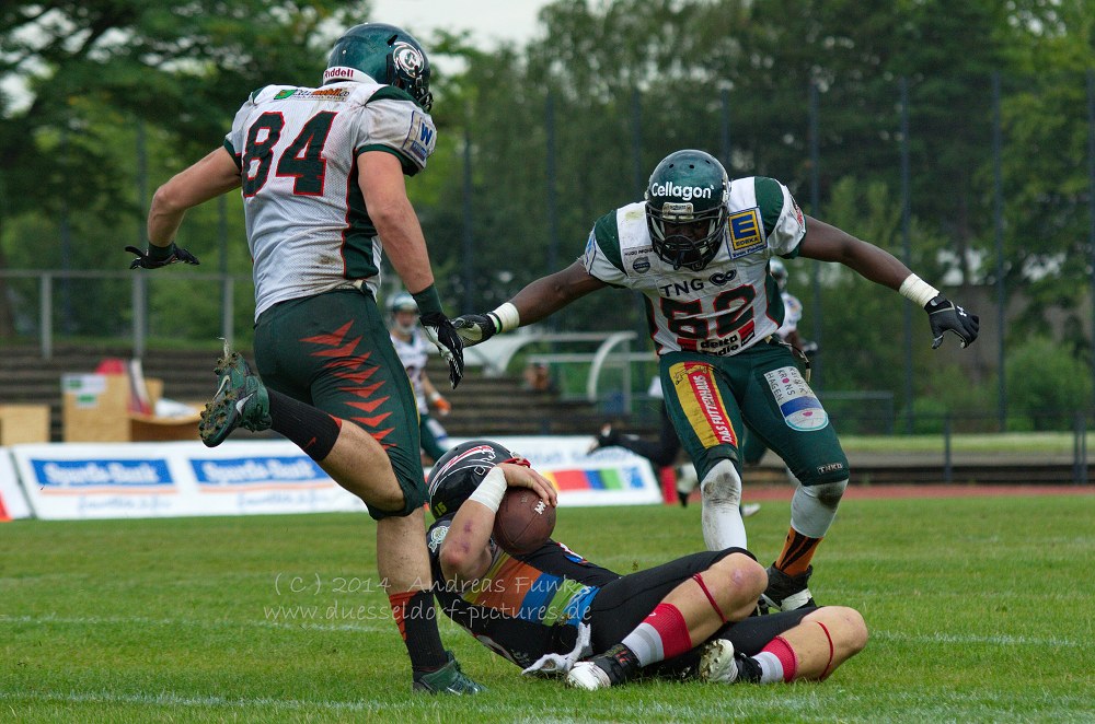 Düsseldorf Panther - Kiel Hurricanes 06.07.2014