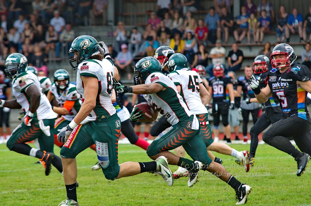 Düsseldorf Panther - Kiel Hurricanes 06.07.2014