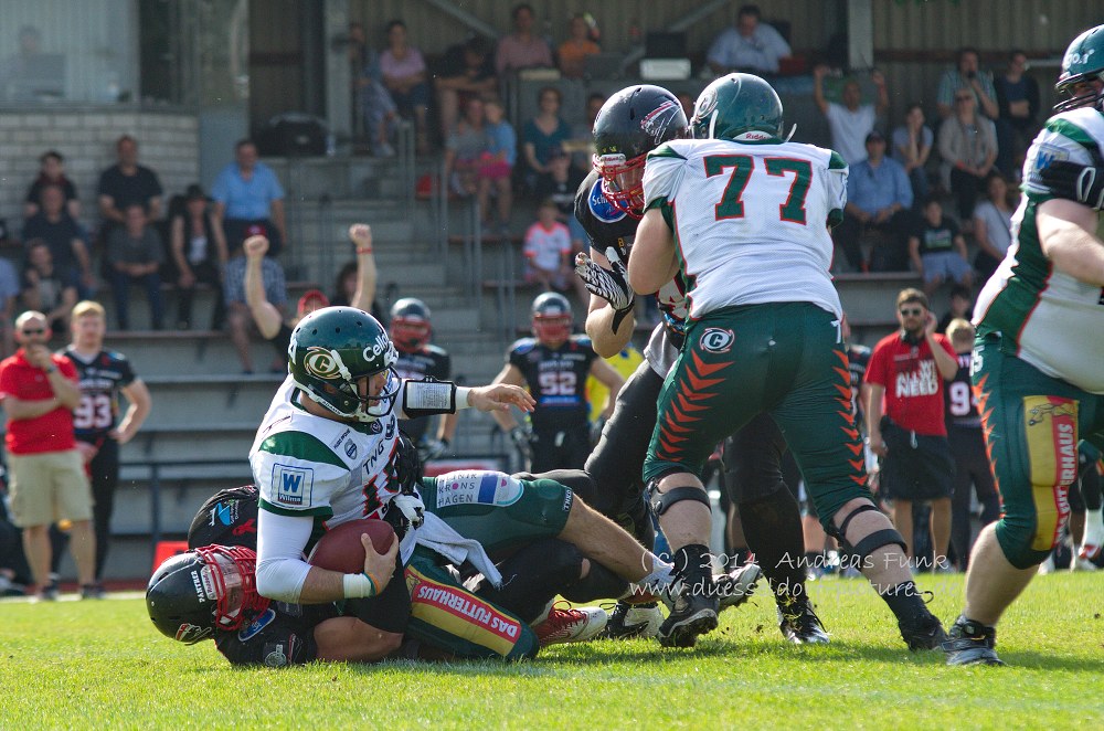 Düsseldorf Panther - Kiel Hurricanes 06.07.2014